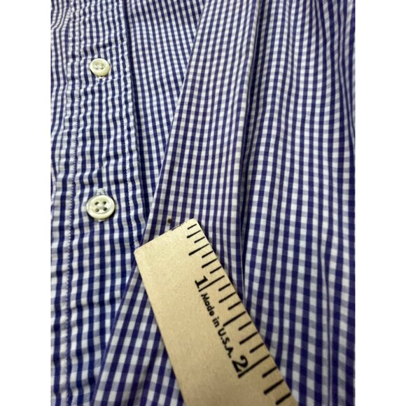 Ralph Lauren Blake Mens XL Purple Gingham Check Long Sleeve Button-Down Shirt - Picture 8 of 12
